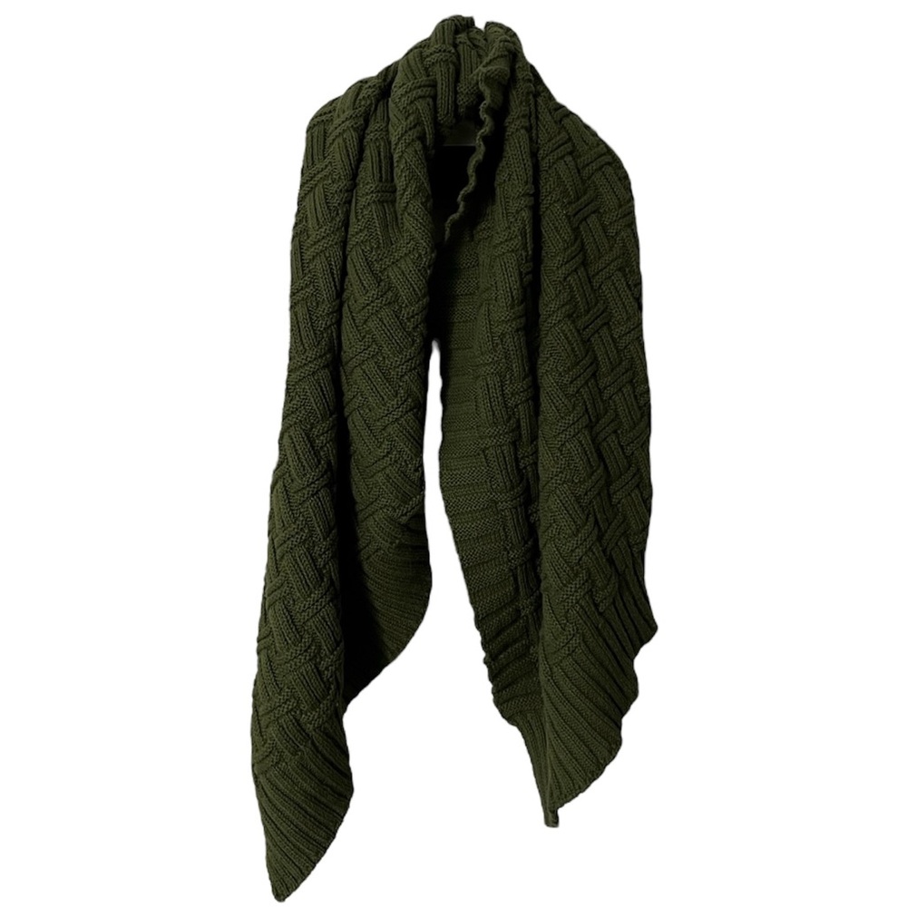 Winter Scarf Textured Green